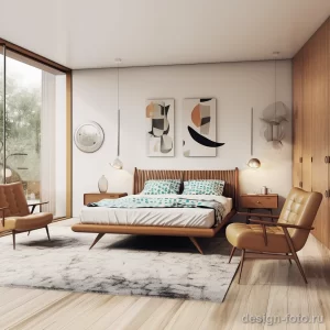 Mid century modern bedroom with vintage furniture pi fce c aed dbdd _1 071223 design-foto.ru