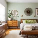Mid century modern bedroom with vintage furniture pi fce c aed dbdd _1_2 071223 design-foto.ru