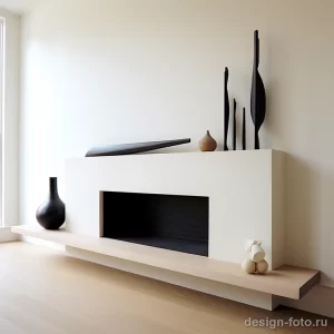 Minimalist Fireplace and Mantels stylize v d ad f caa fbbffdd _1 071223 design-foto.ru