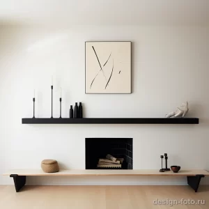 Minimalist Fireplace and Mantels stylize v d ad f caa fbbffdd _1_2 071223 design-foto.ru