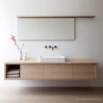Minimalist bathroom vanity with simple clean design bbf b fede 071223 design-foto.ru