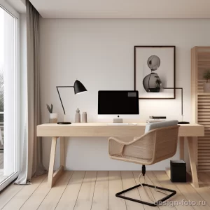 Minimalist home office with modern desk and minimal add e b b ba 041223 design-foto.ru