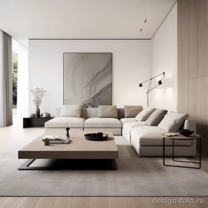 Minimalist living room with clean lines and neutral cebdeca d bee eba 041223 design-foto.ru