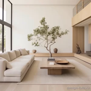 Minimalist living room with clean lines and neutral cebdeca d bee eba _1 041223 design-foto.ru