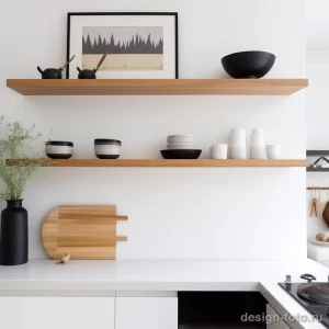 Minimalistic floating shelves in a sleek and modern ce afe b bbaa 041223 design-foto.ru