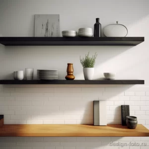 Minimalistic floating shelves in a sleek and modern ce afe b bbaa _1 041223 design-foto.ru