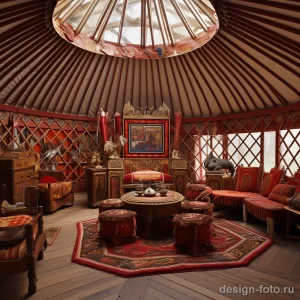 Mongolian Yurt inspired Spaces stylize v dbf f bad b d 071223 design-foto.ru