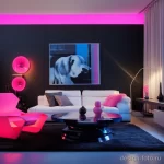 Neon Accents in Contemporary Interior Design styl acad ad b bda ef 071223 design-foto.ru