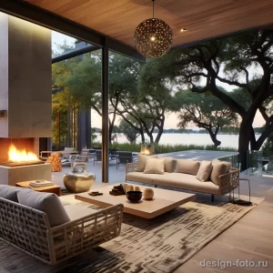 Outdoor living area seamlessly connected to the inte acf ce ae acac _1 041223 design-foto.ru