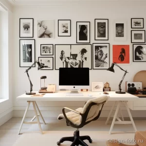 Personalized gallery wall in a creative home office f fae af aac fdac 041223 design-foto.ru