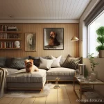 Pet friendly interior design in a cozy living area ec e a aa eeeffcc _1_2_3 041223 design-foto.ru