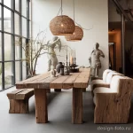 Recycled wood furniture in a stylish eco conscious h cea fc affc fd 071223 design-foto.ru