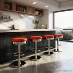 Retro bar stools in a modern kitchen setting styli abe c b ccf 071223 design-foto.ru