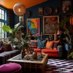 Richly decorated maximalist space with layers of pat bdaa ce e fbaace _1_2 041223 design-foto.ru