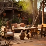 Rustic South American style furniture in an outdoor df f e be bedb _1_2_3 071223 design-foto.ru