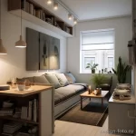 Small studio apartment with space saving furniture a bfb e da fe deaacd 041223 design-foto.ru