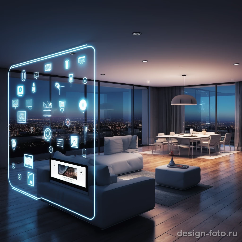 Smart home technology integrated into a modern livin ebd fbc f d bdf _1 041223 design-foto.ru