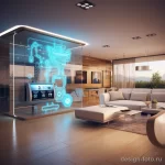 Smart home technology integrated into a modern livin ebd fbc f d bdf _1_2_3 041223 design-foto.ru