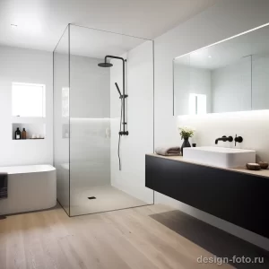 Spacious and minimalist bathroom with simple fixture bfa dfe bc a ffecfd _1 041223 design-foto.ru