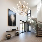 Statement lighting fixture in a contemporary entrywa a cf e afe ddcefecc _1_2 041223 design-foto.ru