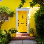 Sunshine Yellow Front Door stylize v aefc fae e a caaec 071223 design-foto.ru