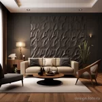 Textured wall panels with matching furniture in a st eedfbc ea e ad 071223 design-foto.ru