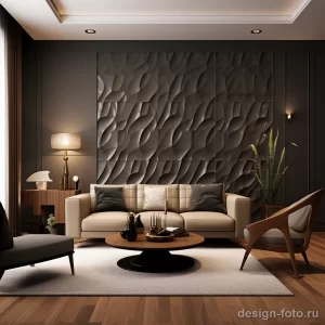 Textured wall panels with matching furniture in a st eedfbc ea e ad 071223 design-foto.ru