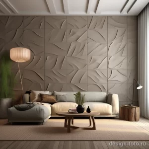 Textured wall panels with matching furniture in a st eedfbc ea e ad _1_2_3 071223 design-foto.ru