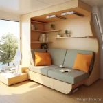 Transformable furniture in a tiny house living area cacbd b c c bb 041223 design-foto.ru