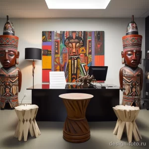 Tribal art and furniture in a culturally inspired of ef aa bd ae cbbe _1_2_3 071223 design-foto.ru