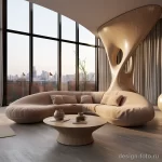 Unconventional shaped sofa in a contemporary lounge dbb aeda d bbe ddba 071223 design-foto.ru