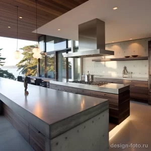 Use of concrete countertops in modern design styl fe bc c bfa adcbecac _1_2_3 131223 design-foto.ru