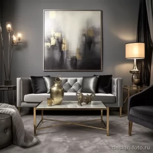 Using muted tones with metallic accents for a modern eeb da c bae aadf _1_2 131223 design-foto.ru