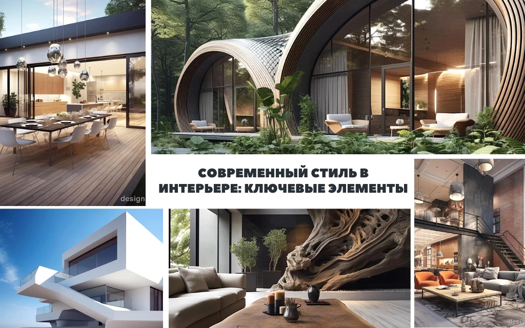 Современный стиль в интерьере ключевые элементы - информация и фото 13122023
