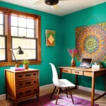 bohemian home office tatufoto.com 004