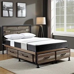 industrial-style_adjustable_bed_frame_with_storage_KHDZP8N1