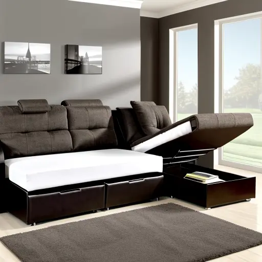 Угловой диван-кровать: Максимум комфорта и пространства в современной гостиной