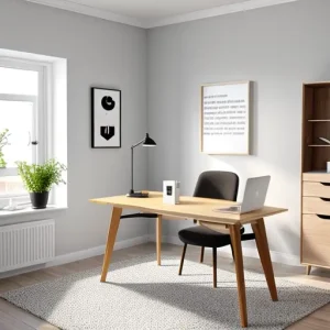 scandinavian-style home office tatufoto.com 346