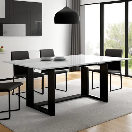 Современная столовая: лаконичность и функциональность в дизайне