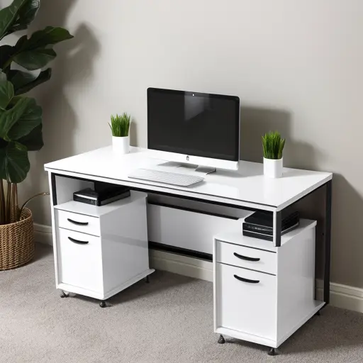 Современный рабочий стол: минимализм и функциональность в интерьере