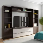 sleek_wall-mounted_murphy_bed_with_built-in_shelve_KFYUAY43