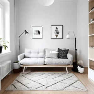 Дизайн интерьера для небольших квартир Scandinavian-style small apartment design-foto.ru 006