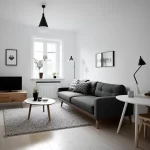 Дизайн интерьера для небольших квартир Scandinavian-style small apartment design-foto.ru 009