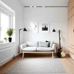 Дизайн интерьера для небольших квартир Scandinavian-style small apartment design-foto.ru 010