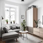 Дизайн интерьера для небольших квартир Scandinavian-style small apartment with neutral co MB0O4TW0 design-foto.ru 016