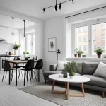 Дизайн интерьера для небольших квартир Scandinavian-style small apartment with neutral co MB0O4TW3 design-foto.ru 019