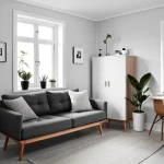 Дизайн интерьера для небольших квартир Scandinavian-style small living room design-foto.ru 032