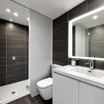 Дизайн интерьера для небольших квартир compact bathroom with modern finishes design-foto.ru 037