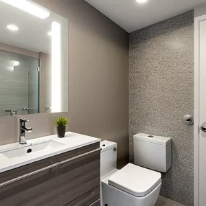 Дизайн интерьера для небольших квартир compact bathroom with modern finishes design-foto.ru 039