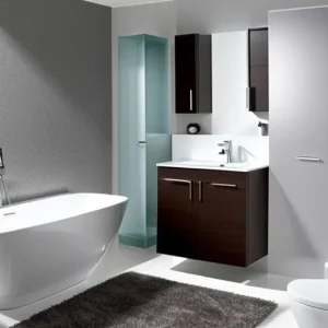 Дизайн интерьера для небольших квартир compact bathroom with modern fixtures design-foto.ru 042